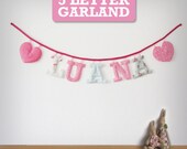 Customized Handmade Fabric Garlands - 5 Letter Name Il_170x135