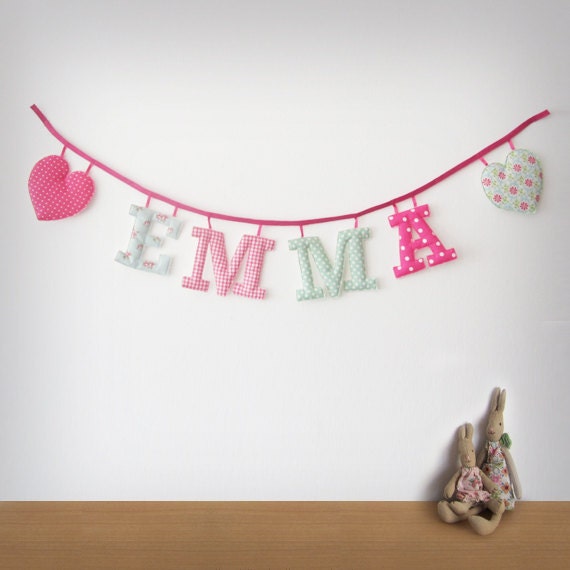 Handmade 'EMMA' Fabric Garland - Made to Order Il_570xn
