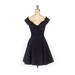 Valentines Dress 80's Black Dot Taffeta Cocktail Party Dress