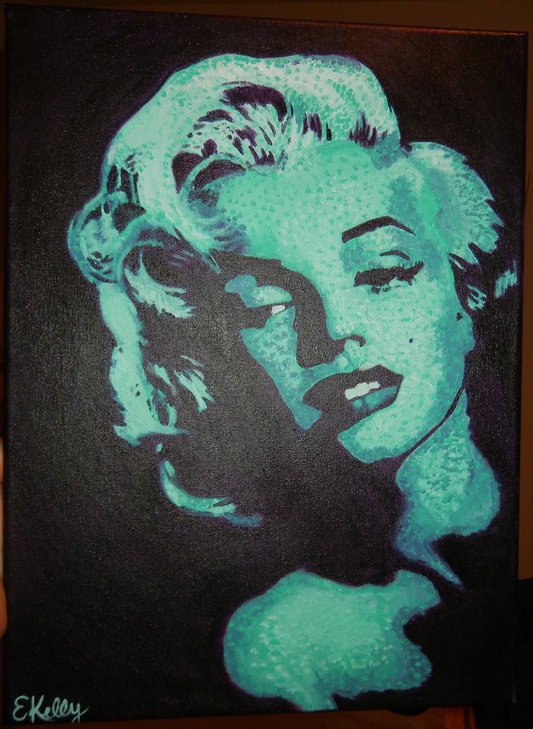 Marilyn Monroe Pointillism