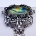 Silver bracelet Labradorite Bridal Wedding jewelry Victorian jewelry handmade jewelry Gothic