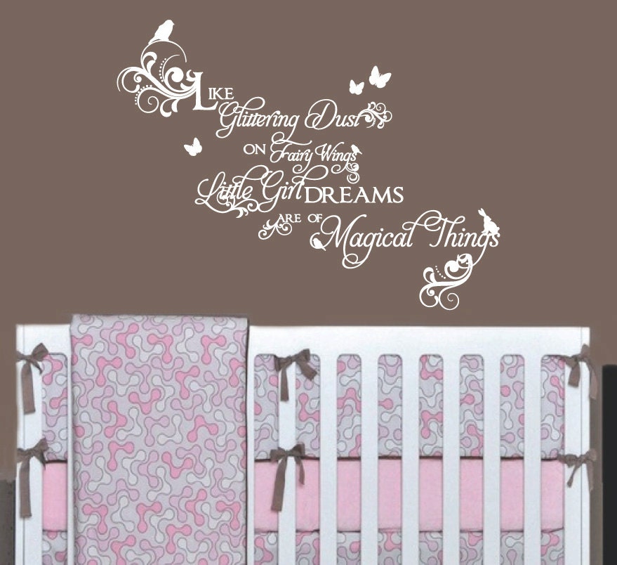girl bedroom wall quotes on Etsy, a global handmade and vintage