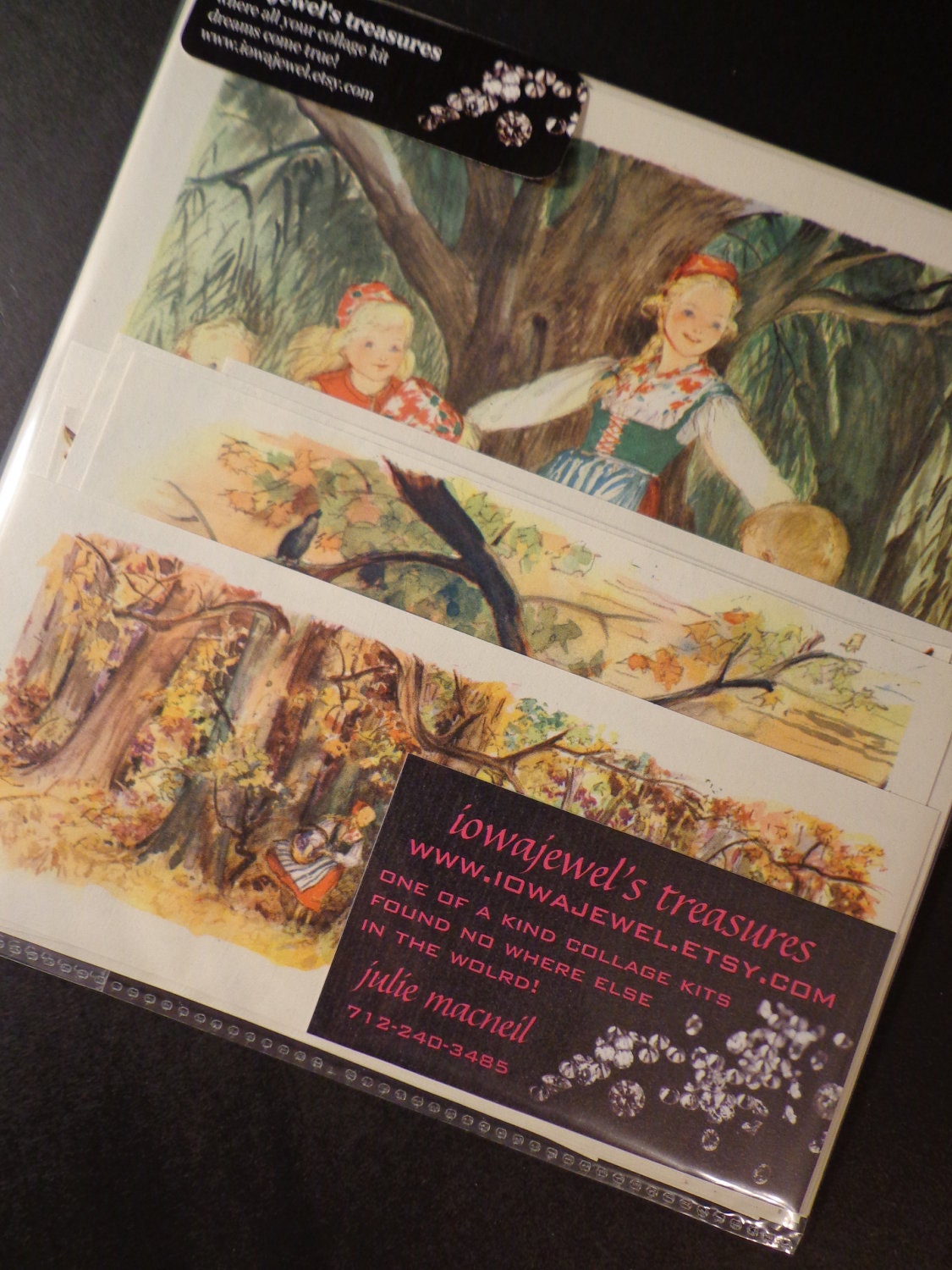 Swedish Life in Early America Vintage Collage and Scrapbook Kit Number 1590