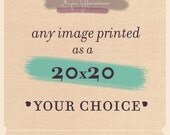 your choice photography, 20x20 fine art print, Seattle, Portland, Los Angeles  CA, San Fran, beach art, nursery decor, custom gift