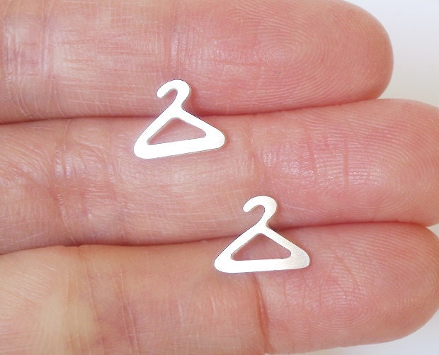 sterling silver hanger ear studs from the Sterling Silver Jewelry Collection