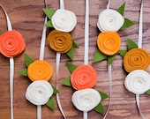 Custom - Candace Corsages for Bridesmaids, Mothers, Grandmothers - Alternative - Felt - Rose-
