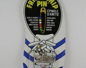 Vintage 80s Friendship Pins Authentic DIY New in Package NOS 1980s BFF Rainbow Fad Making Craft Kit Beaded shoe lace Jewelry Swatch Watch