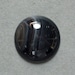 BLACK ONYX round cabochon 19mm disc dome designer cab