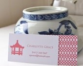 Calling Cards - Pagoda with Trellis back (20)