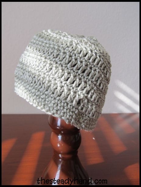 Green Tea Newborn Beanie (0 to 3 months) B90