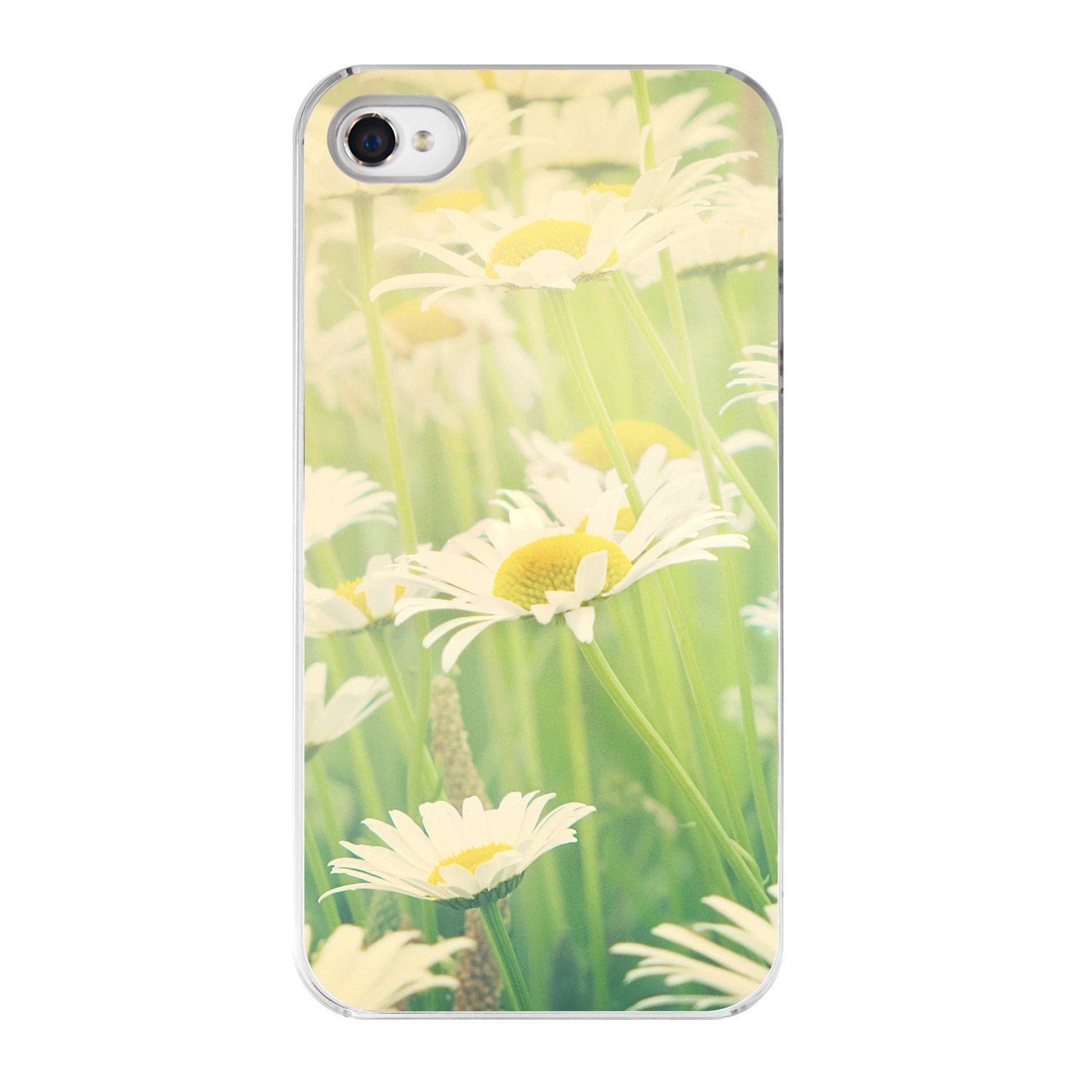 Daisy iPhone Case, iPhone 5 Case, iPhone 4 Case, 4s Case, Daises iPhone Cover, Boho Flower iPhone Case, Girly Pretty, Floral Daisy Flowers - AmyTylerPhotography