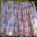 Vintage Pink Apron Pastel Floral Flowers Retro Kitchen Hostess COTTAGE CHARM