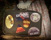Retro Sci-fi Travel Sticker Collection One