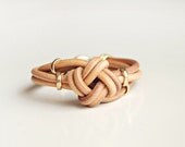 Leather Knot Bracelet