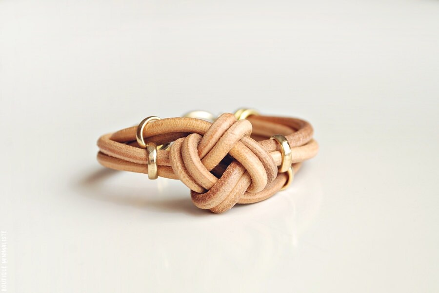Leather Knot Bracelet