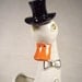 Duck / Goose Planter with Top Hat and Bow Tie, Japan