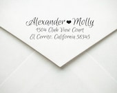 Custom Return Address Rubber Stamp - Self Inking