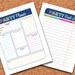 Party Planning Set - Organizing Printables - 2 Worksheets - INSTANT DOWNLOAD