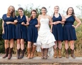 boots & bridesmaids infinity dress                    made to order in any color