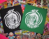 Regular Show Patch - Big Hypnotic Muscle Man ''My Mom'' in Green