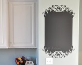 Elegant Chalkboard Vinyl Wall Decal, size SMALL - Chalkboard, Chalkboard vinyl, Chalkboard decal, Chalkboard sticker