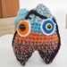 Feathered Autumn Mini Monster OOAK Crochet Amigurumi Toy - Design Seed Inspired