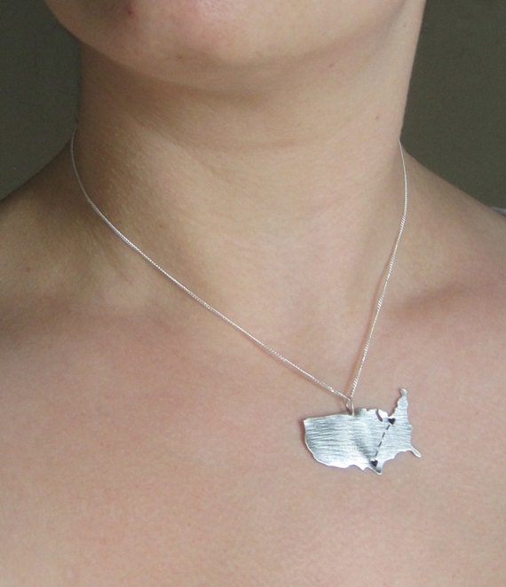 Long Distance Love Customizable Necklace