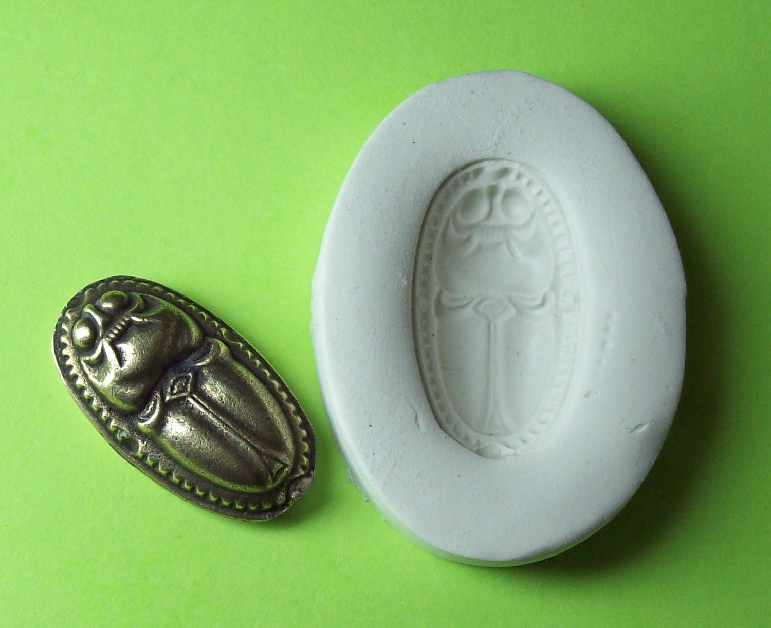SCARAB Egyptian Beetle Egypt - CNS polymer clay mold