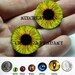 Glass Eyes - 24mm - Green Hazel Human Doll Taxidermy Eyes Handmade Glass Cabochons for Steampunk Jewelry and Pendant Making