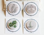 The Natural History of the Imaginary World no.1  (Pinback Buttons)