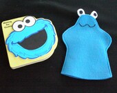 Blue Monster Puppet and Foam Boardbook Set