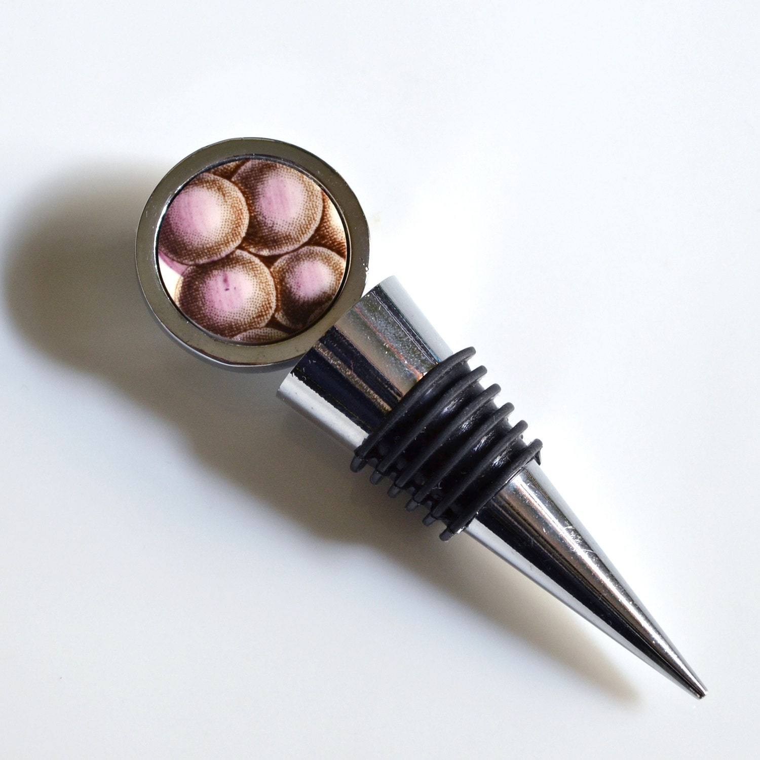Recycled China Wine Bottle Stopper - Purple Grape