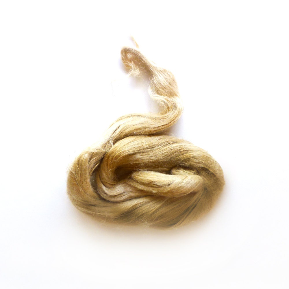 Spinning Flax Undyed Flax / Linen Fiber For by VermontWool on Etsy