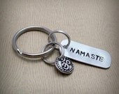 Om Keychain - Namaste - Word Keychain