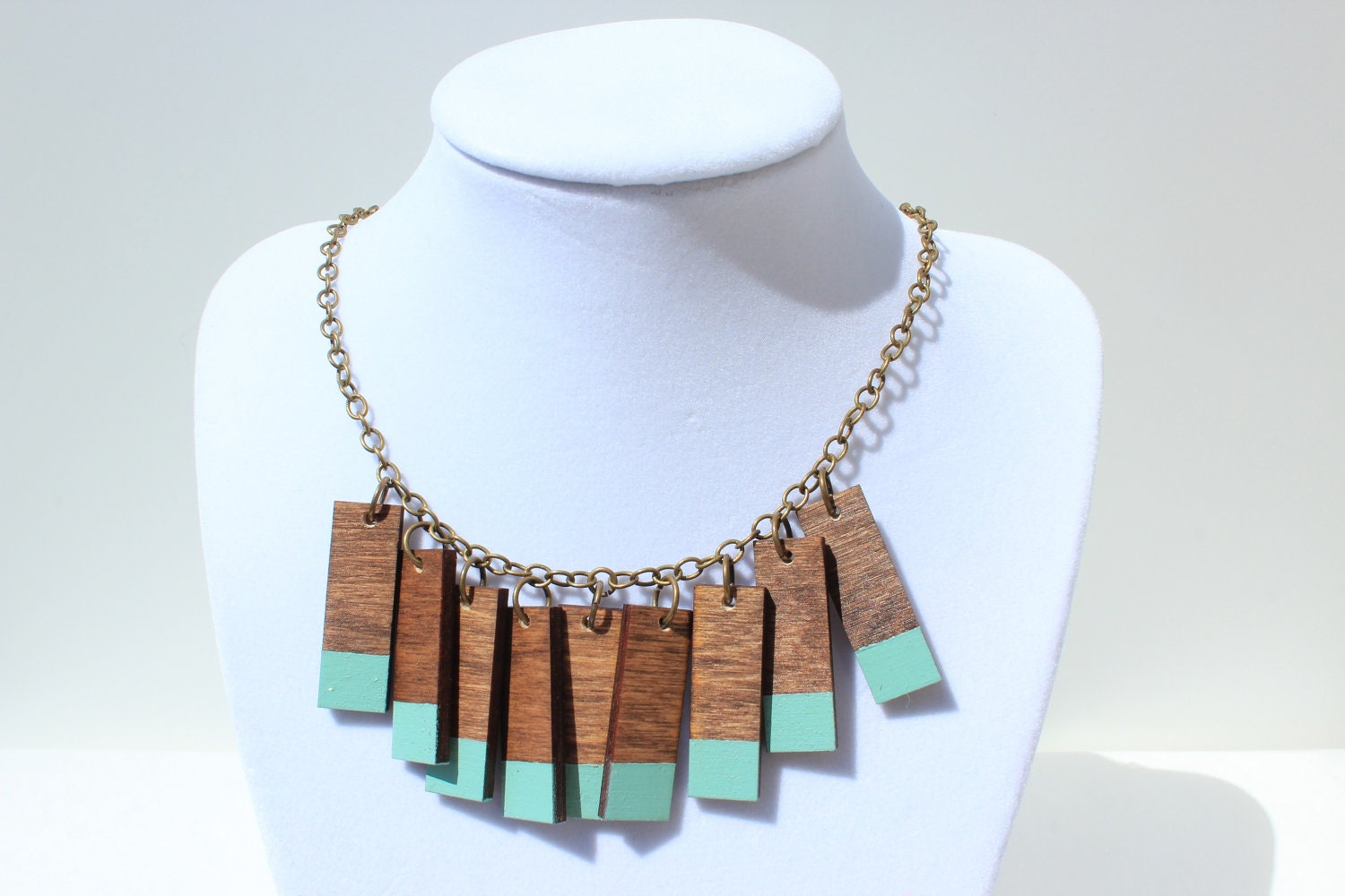 Mint Fringe Necklace
