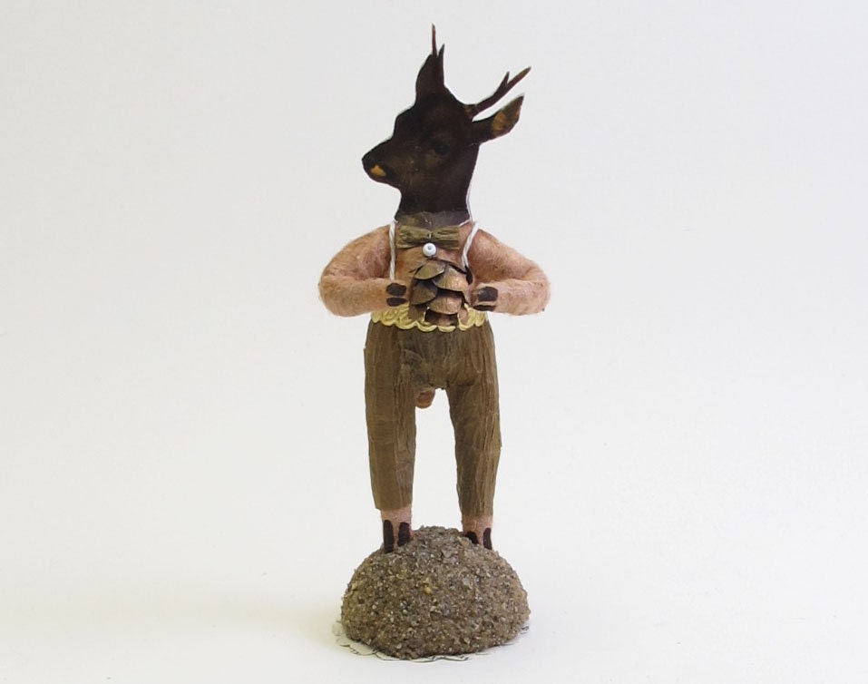 Spun Cotton Vintage Style Stag Boy