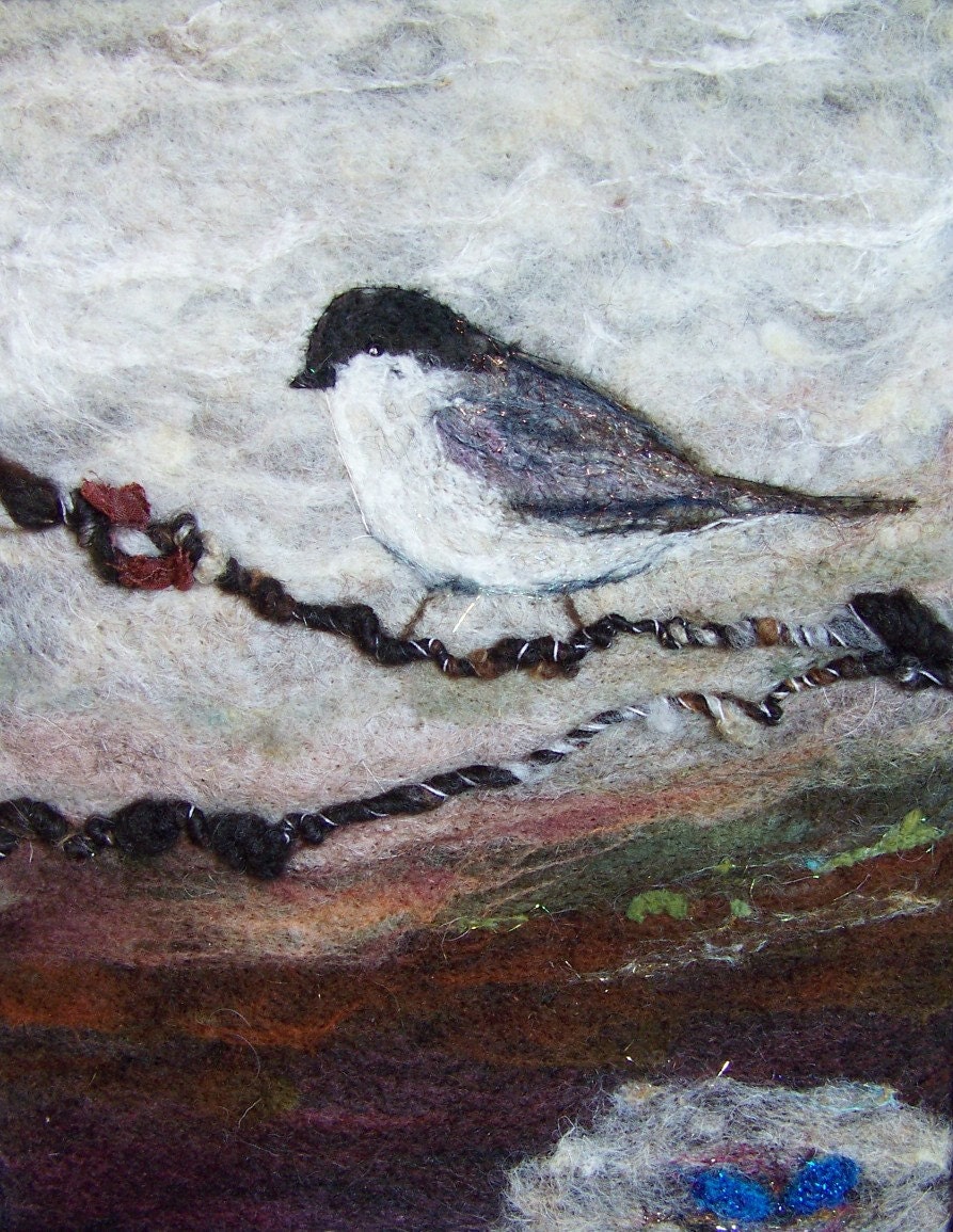 No.733 On a Limb Too - Needlefelt Art Large