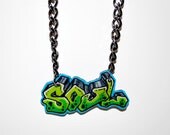 Graffiti Soul II Necklace by beebles