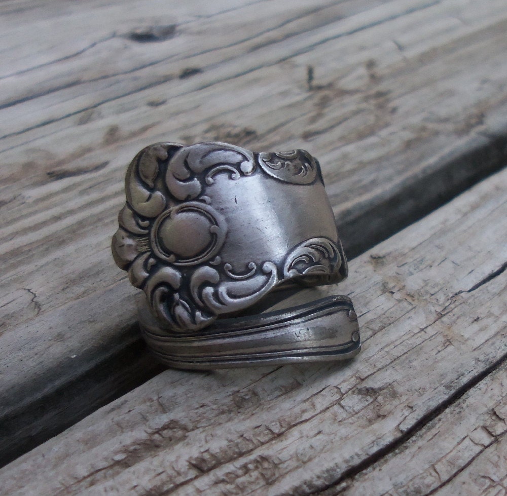 Vintage Silver Spoon Ring