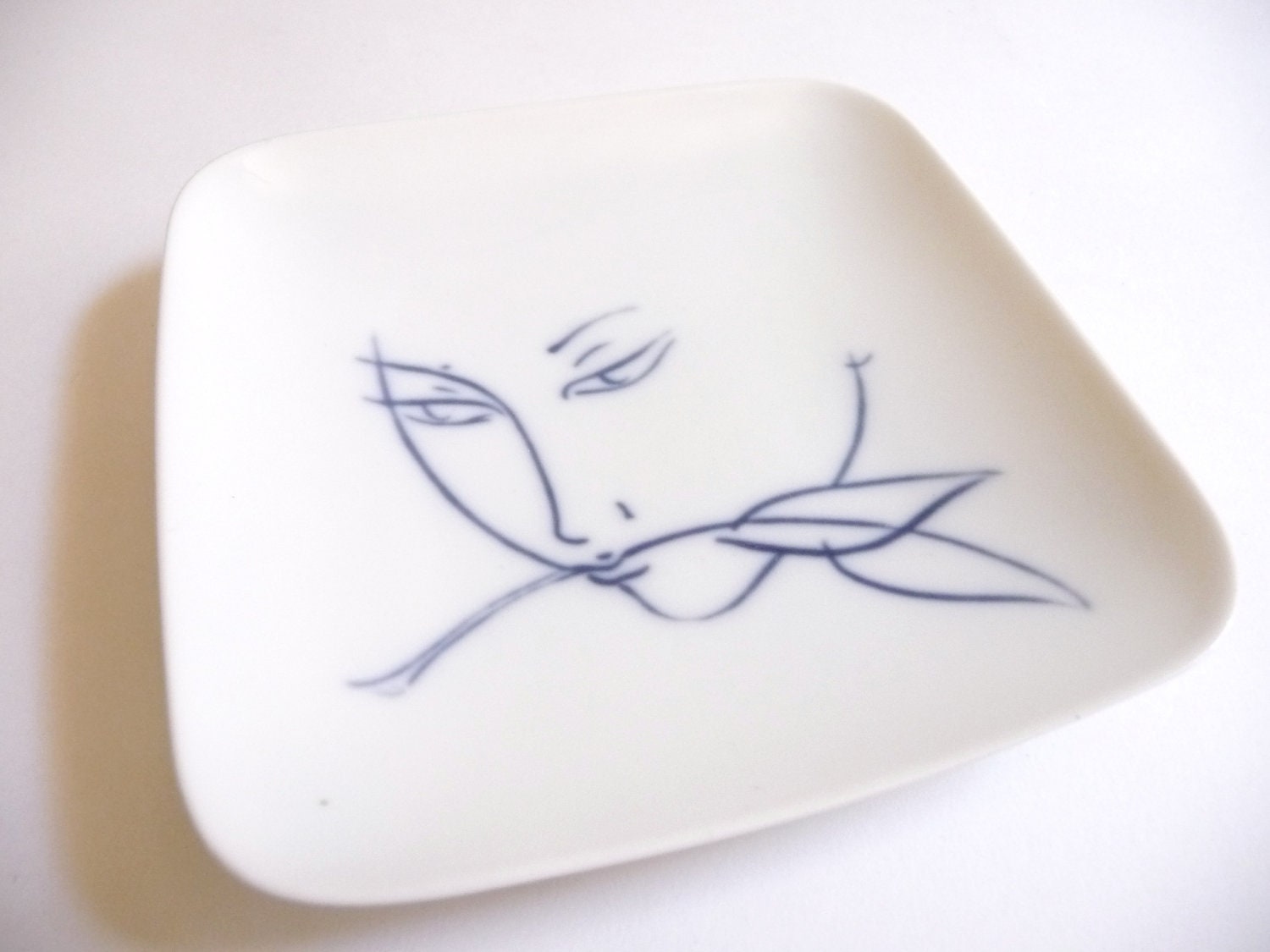 Danish Modern Royal Copenhagen Porcelain Dish