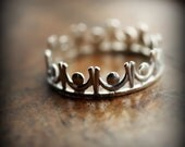 Crown ring 02 - sterling silver ring