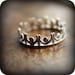 Crown ring 02 - sterling silver ring