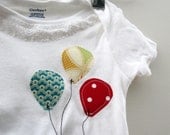Birthday Balloons Onesie - Boy - Girl - Baby todler - with or without lace