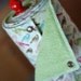 READY-TO-SHIP - Snapping Paper Towel Set - Reusable, Eco-Friendly - Aviary - Cotton and Terry Cloth