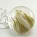 Cream Rose Resin Pendant, Floral Resin Necklace