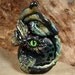 BRÓGÁN - Dragon Guardian - Lampwork Bead by Mary Lockwood shards