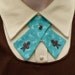 Lady Tie - Turquoise & Brown - Lace Flower Adornments