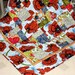 Lap Quilt Sofa Throw POPPY EXPLOSION 59" x 76"