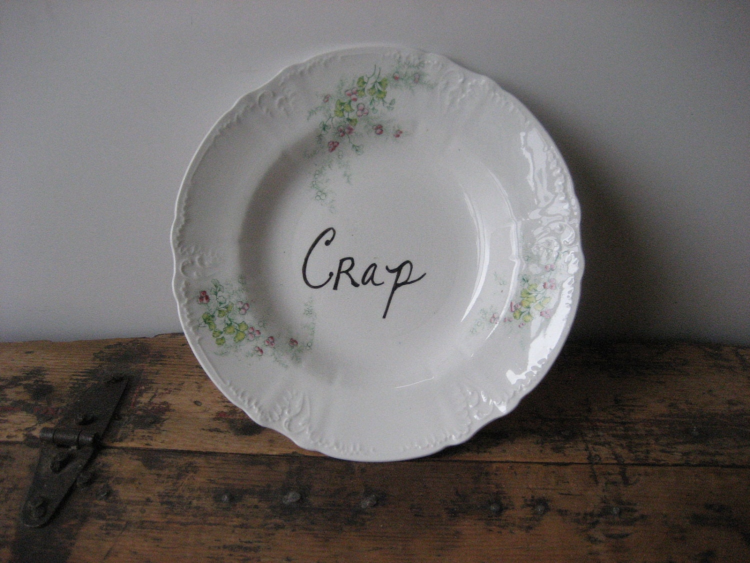 CRAP Ceramic Porcelain Dish