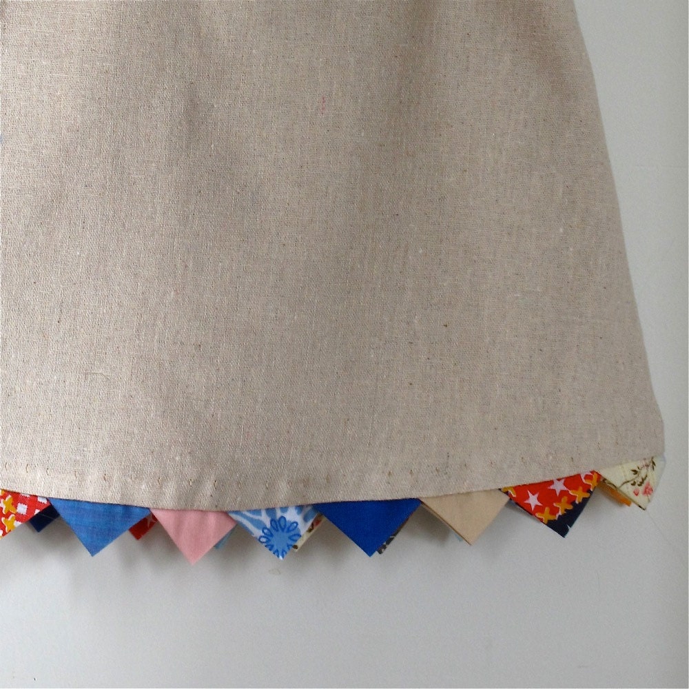 Party Flag Bunting newborn dress - girls children's  clothing
